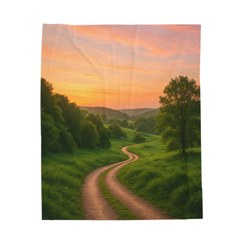 Embrace Your Journey - Velveteen Plush Blanket