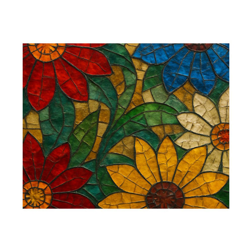Nature's Mosaic Dance - Satin Posters (210gsm)