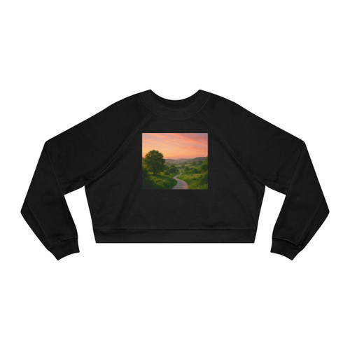 Embrace Your Journey - Women's Cropped Fleece Pullover