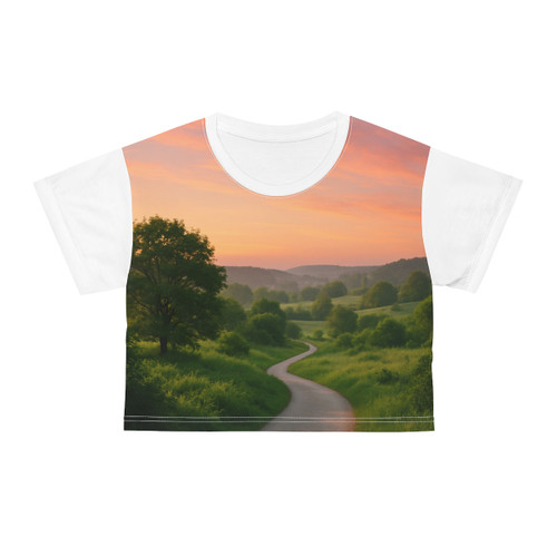 Embrace Your Journey - Crop Tee (AOP)