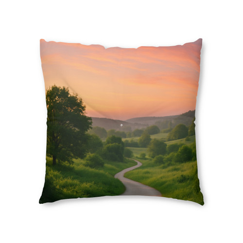 Embrace Your Journey - Tufted Floor Pillow, Square