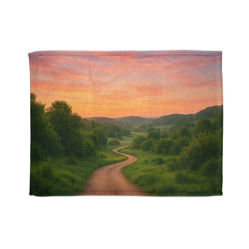 Embrace Your Journey - Soft Polyester Blanket