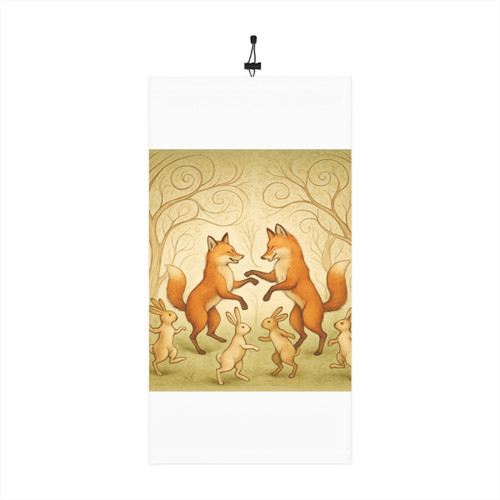 Whimsical Forest Dance - Winter Neck Gaiter With Drawstring