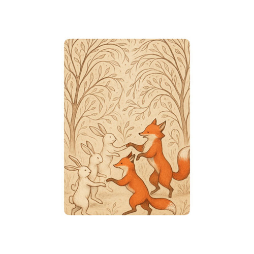 Whimsical Forest Dance - Poker Playing Cards