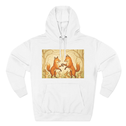 Whimsical Forest Dance - Three-Panel Fleece Hoodie