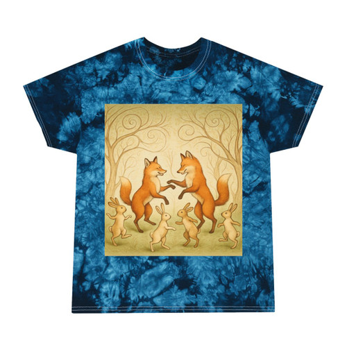 Whimsical Forest Dance - Tie-Dye Tee, Crystal