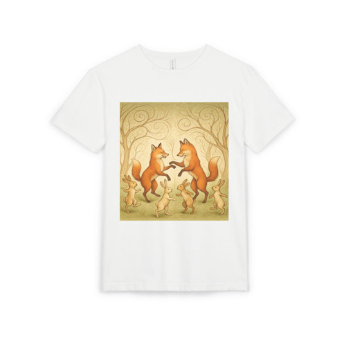 Whimsical Forest Dance - Unisex Sueded T-Shirt