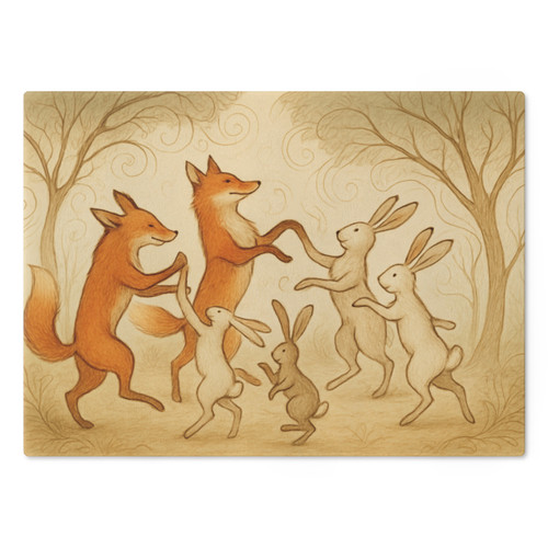 Whimsical Forest Dance - Cutting Board