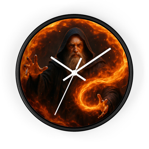 Elemental Firestorm - Wall Clock