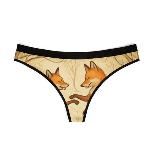 Whimsical Forest Dance - Women's Thongs (AOP)