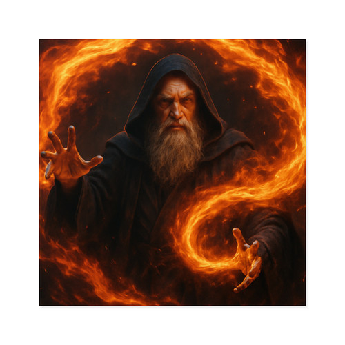 Elemental Firestorm - Square Stickers, Indoor\Outdoor