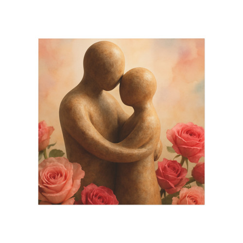 Eternal Embrace - Square Magnet