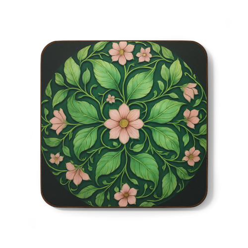 Whimsical Nature Dance - Hardboard Back Coaster
