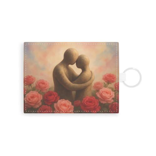 Eternal Embrace - Saffiano Leather Card Holder