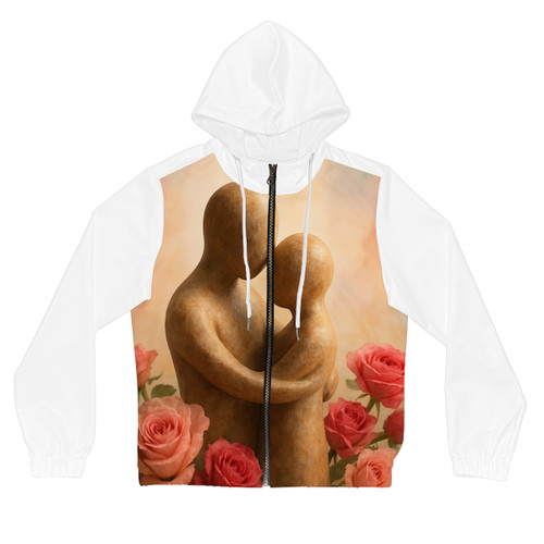 Eternal Embrace - Women’s Full-Zip Hoodie (AOP)