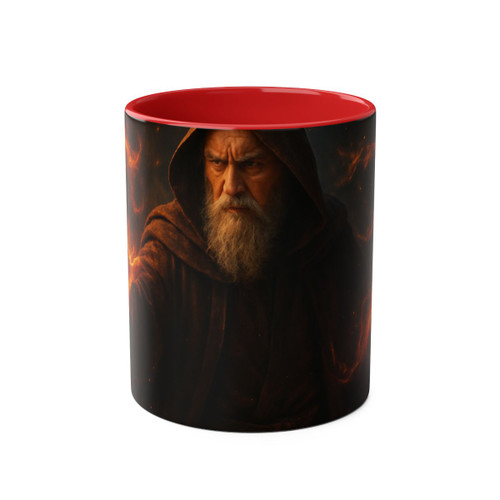 Elemental Firestorm - Two-Tone Coffee Mugs, 11oz