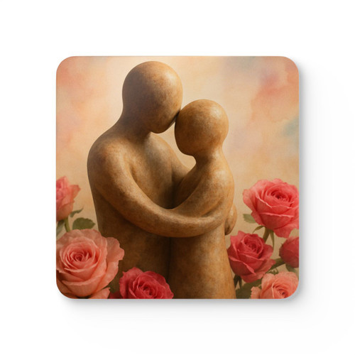 Eternal Embrace - Corkwood Coaster Set