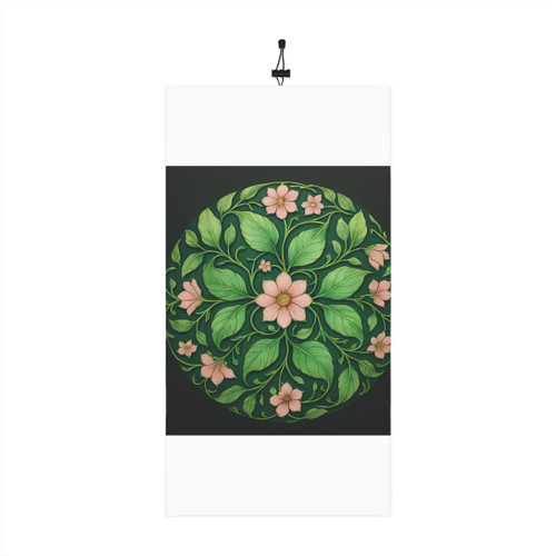 Whimsical Nature Dance - Winter Neck Gaiter With Drawstring