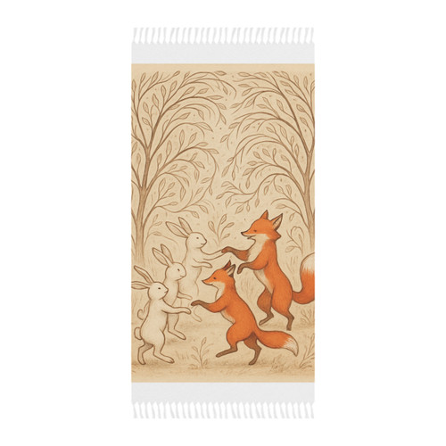 Whimsical Forest Dance - Boho Beach Cloth