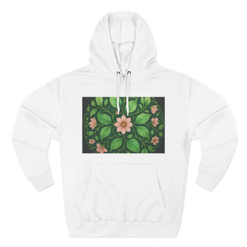Whimsical Nature Dance - Three-Panel Fleece Hoodie