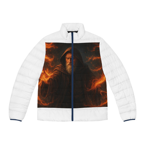 Elemental Firestorm - Men's Puffer Jacket (AOP)