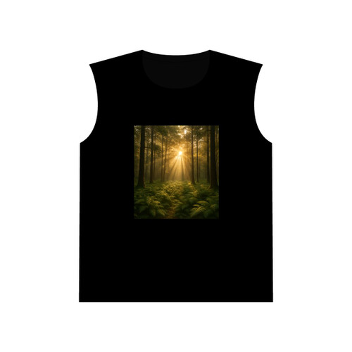 Serene Forest Retreat - Unisex Jersey Muscle Tank