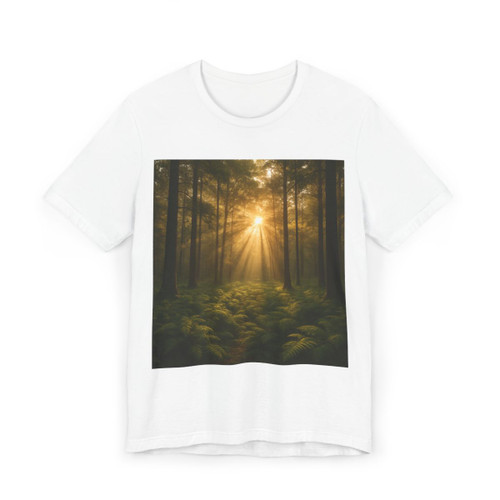 Serene Forest Retreat - Unisex Jersey T-Shirt