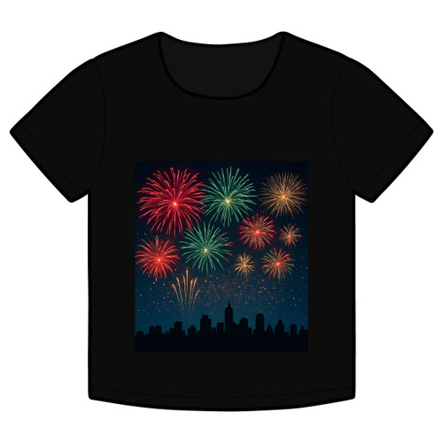 Midnight Sparkle - Organic Rib Baby Tee