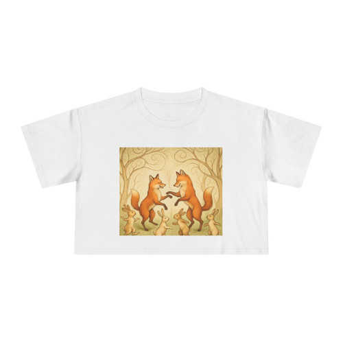 Whimsical Forest Dance - Women's Crop Tee