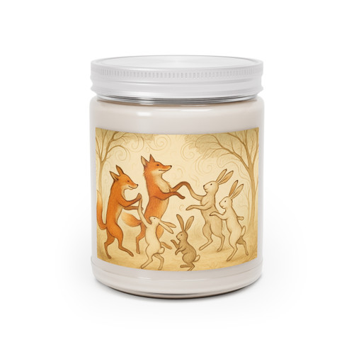 Whimsical Forest Dance - Scented Soy Candles with White Lid, 9oz