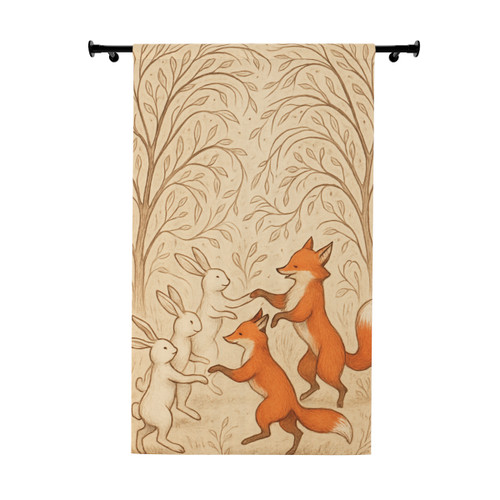 Whimsical Forest Dance - Window Curtains (1 Piece)