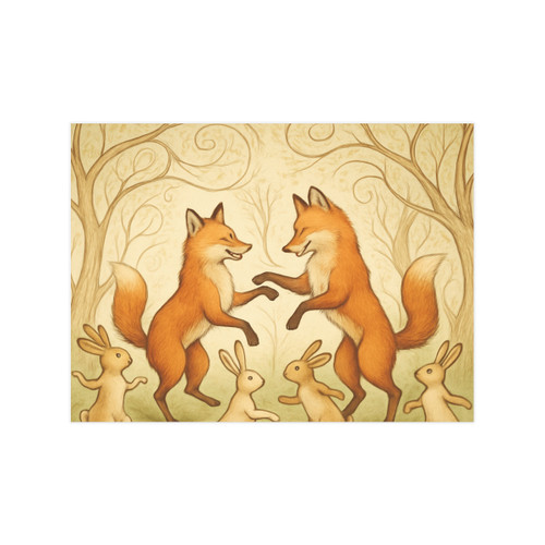 Whimsical Forest Dance - Unframed Prints