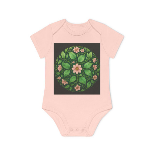 Whimsical Nature Dance - Baby Organic Short Sleeve Bodysuit