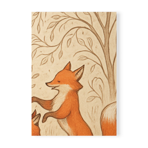 Whimsical Forest Dance - Softcover Notebook, A5