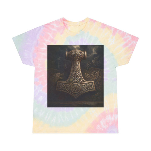 Mjölnir's Might - Tie-Dye Tee, Spiral