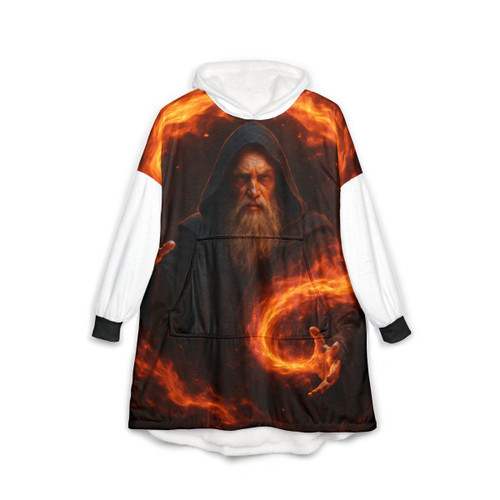 Elemental Firestorm - Unisex Hooded Blanket