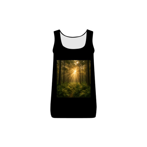 Serene Forest Retreat - Women's Baby Rib Tank
