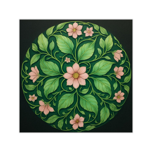 Whimsical Nature Dance - Square Vinyl Stickers