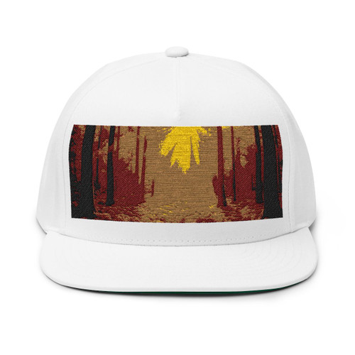 Serene Forest Retreat - Flat Bill Cap (Embroidery)