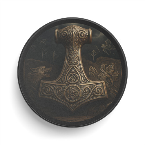 Mjölnir's Might - Hockey Puck