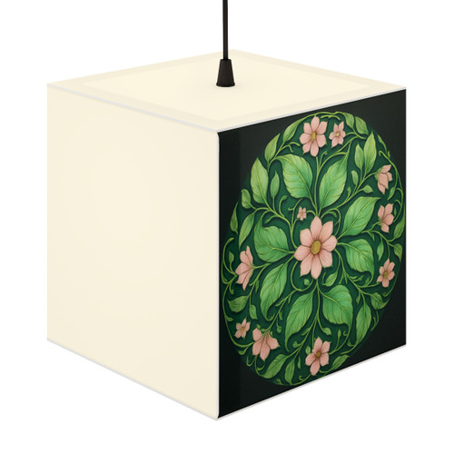 Whimsical Nature Dance - Light Cube Lamp