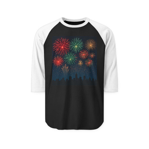 Midnight Sparkle - Unisex Three-Quarter Sleeve Raglan Shirt