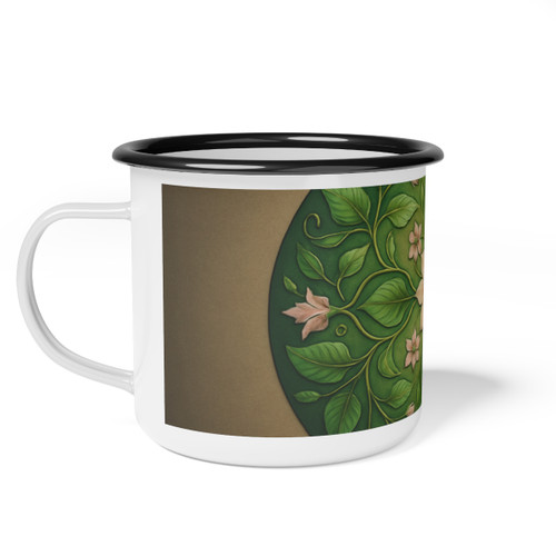Whimsical Nature Dance - Enamel Camp Cup