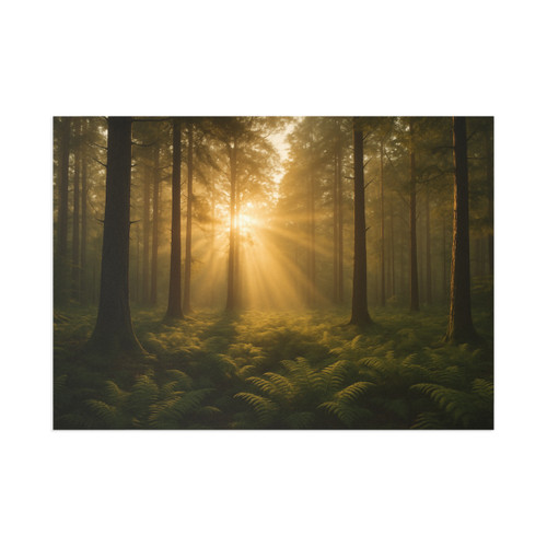 Serene Forest Retreat - Fine Art Postcards
