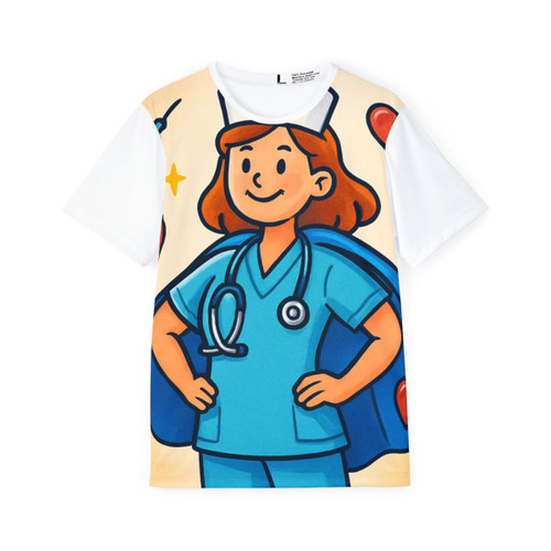 Nurse Superhero Spirit - Men's Sports Jersey (AOP)