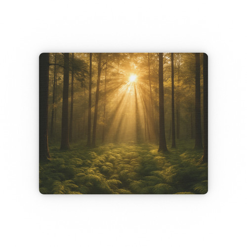 Serene Forest Retreat - Rectangular Mouse Pad