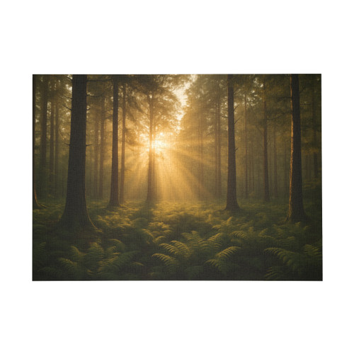 Serene Forest Retreat - Puzzle (96, 252, 500, 1000-Piece)