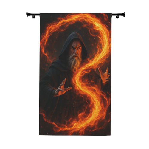 Elemental Firestorm - Window Curtains (1 Piece)