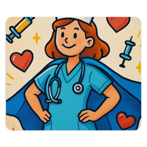 Nurse Superhero Spirit - Mouse Pad 