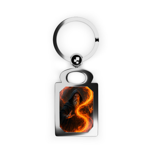 Elemental Firestorm - Rectangle Photo Keyring